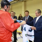 Встреча Алексея Кокорина с хоккеистами «Зауралья»