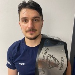 Пояс лучшего игрока в матче с «АКМ» вручили Виктору Пластинину