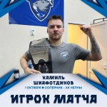 Лучшим игроком по итогам матча с «Челнами» признан Камиль Шиафотдинов